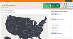 Desktop Screenshot of localupholsterers.com